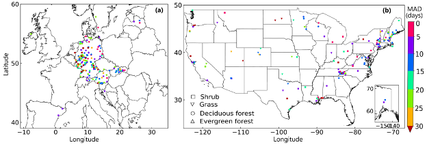 VIIRS Phenology comparison with Landsat